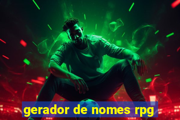 gerador de nomes rpg